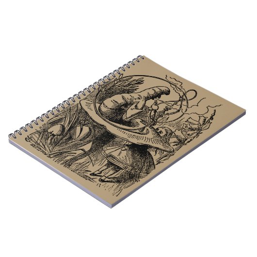 Alice in Wonderland Hookah Caterpijler Notitieboek (Linkerzijde)