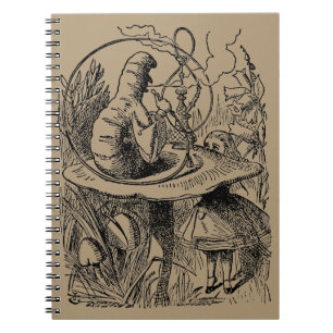  Alice in Wonderland Hookah Caterpijler Notitieboek