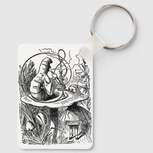  Alice in Wonderland Hookah Caterpijler Sleutelhanger (Achterkant)