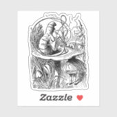 Alice in Wonderland Hookah Caterpijler Sticker (Vel)