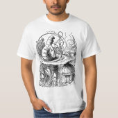  Alice in Wonderland Hookah Caterpijler T-shirt (Voorkant)