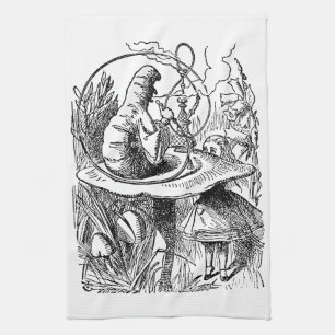  Alice in Wonderland Hookah Caterpijler Theedoek