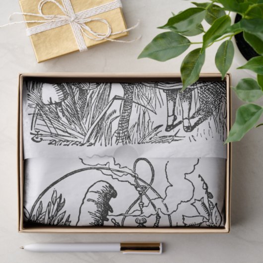 Alice in Wonderland Hookah Caterpijler Tissuepapier (Geschenk)