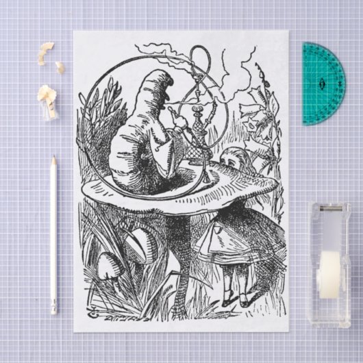  Alice in Wonderland Hookah Caterpijler Tissuepapier (Craft)
