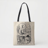  Alice in Wonderland Hookah Caterpijler Tote Bag (Voorkant)