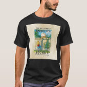 Alice in Wonderland Humpty Dumpty Bonkers Quote T-shirt (Voorkant)