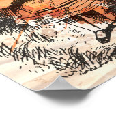 Alice in Wonderland "Ik ben niet vreemd" Poster (Hoek)