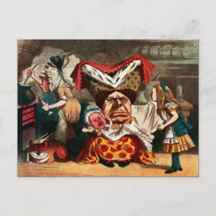 Alice in Wonderland Illustratie Briefkaart