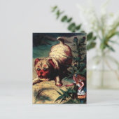  Alice in Wonderland Illustratie Briefkaart (Staand voorkant)