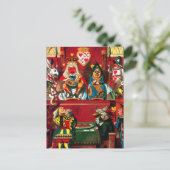  Alice in Wonderland Illustratie Briefkaart (Staand voorkant)