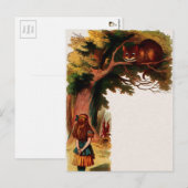  Alice in Wonderland Illustratie Briefkaart (Voorkant / Achterkant)