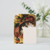  Alice in Wonderland Illustratie Briefkaart (Staand voorkant)