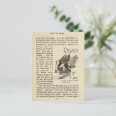  Alice in Wonderland Illustratie  Briefkaart (Staand voorkant)