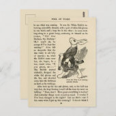  Alice in Wonderland Illustratie  Briefkaart (Voorkant / Achterkant)