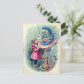  Alice in Wonderland Illustratie Briefkaart (Staand voorkant)