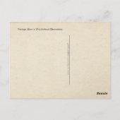  Alice in Wonderland Illustratie Briefkaart (Achterkant)