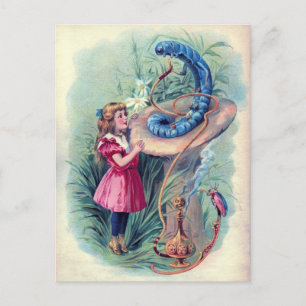 Alice in Wonderland Illustratie Briefkaart