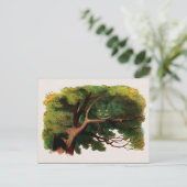 Alice in Wonderland Illustratie Briefkaart (Staand voorkant)