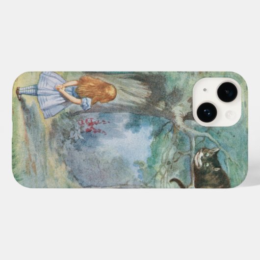  Alice in Wonderland Illustratie Case-Mate iPhone Case (Achterkant (horizontaal))