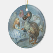 Alice in Wonderland, illustratie Keramisch Ornament (Links)