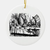 Alice in Wonderland Illustratie Mad Hatter Keramisch Ornament (Voorkant)