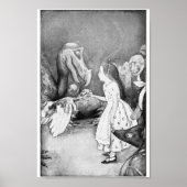  Alice in Wonderland Illustratie Poster (Voorkant)