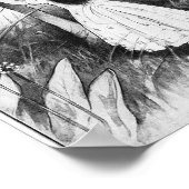  Alice in Wonderland Illustratie Poster (Hoek)