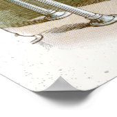  Alice in Wonderland Illustratie Poster (Hoek)