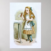 Alice in Wonderland Illustratie Poster (Voorkant)