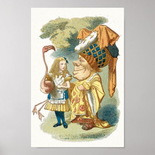  Alice in Wonderland Illustratie Poster (Voorkant)