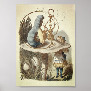  Alice in Wonderland Illustratie Poster
