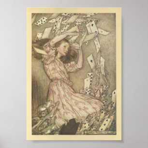 Alice in Wonderland Illustratie Poster
