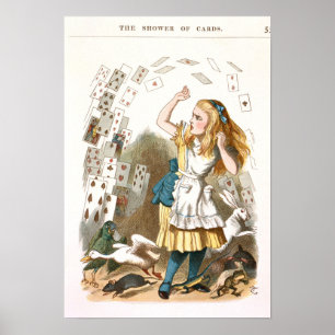  Alice in Wonderland Illustratie Poster