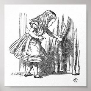 Alice in Wonderland Illustratie Poster
