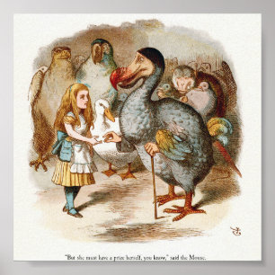 Alice in Wonderland Illustratie Poster