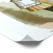  Alice in Wonderland Illustratie Poster (Hoek)