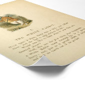  Alice in Wonderland Illustratie Poster (Hoek)