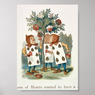  Alice in Wonderland Illustratie Poster