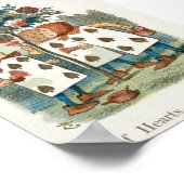  Alice in Wonderland Illustratie Poster (Hoek)