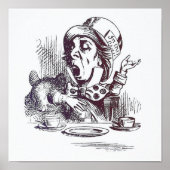  Alice in Wonderland Illustratie Poster (Voorkant)