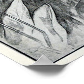 Alice in Wonderland Illustratie Poster (Hoek)