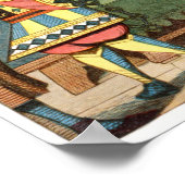 Alice in Wonderland Illustratie Poster (Hoek)