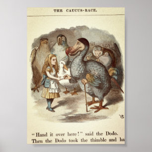  Alice in Wonderland Illustratie Poster