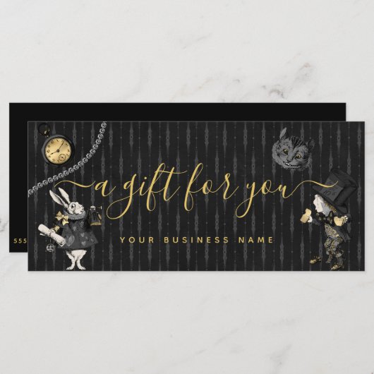 Alice in Wonderland illustraties (Voorkant / Achterkant)