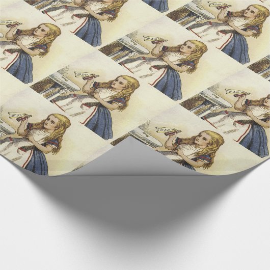 Alice in Wonderland inpakpapier 2 (Hoek)