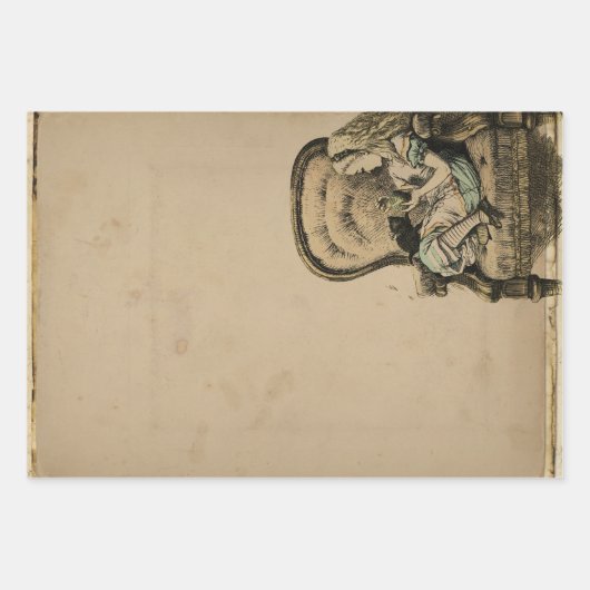  Alice in Wonderland Inpakpapier Vel (Voorkant 2)