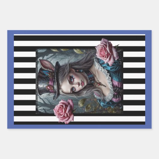 Alice in Wonderland Inpakpapier Vel (Voorkant 3)