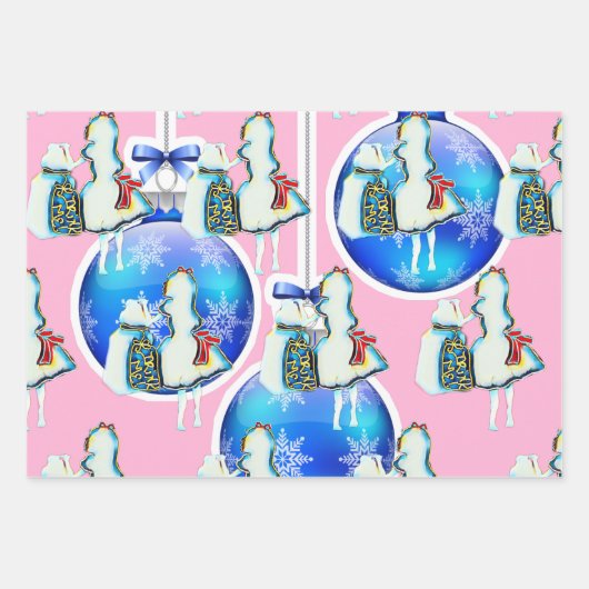 Alice in Wonderland Inpakpapier Vel (Voorkant)