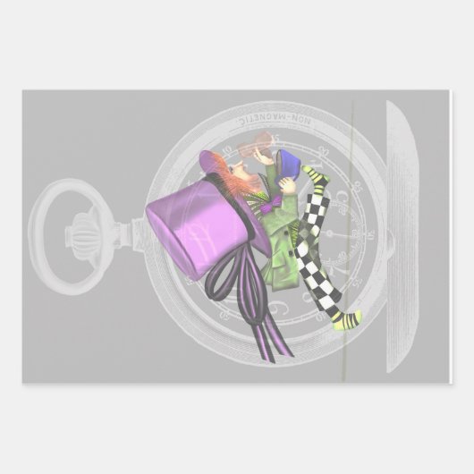 Alice in wonderland inpakpapier vel (Voorkant 3)