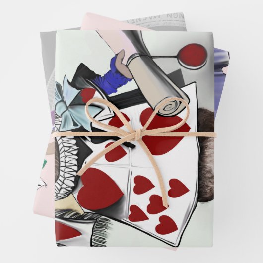 Alice in wonderland inpakpapier vel (In situ)